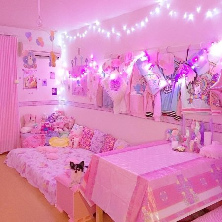 Розовая комната для девочки