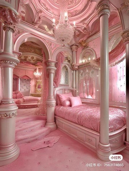 Розовая спальня