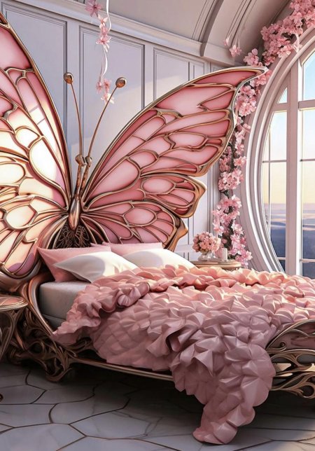 Кровать бабочка