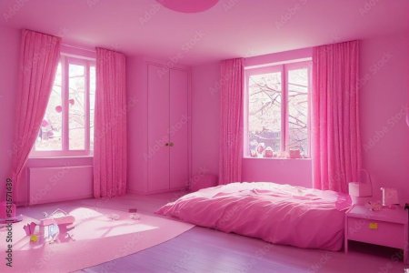 Розовая спальня