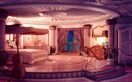 Комната принцессы аниме