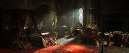 Комната в стиле средневековья