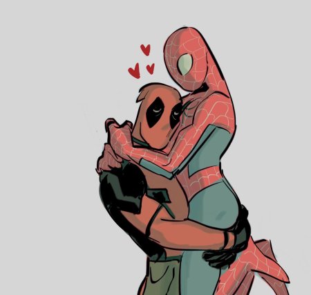 Марвел дэдпул и человек паук