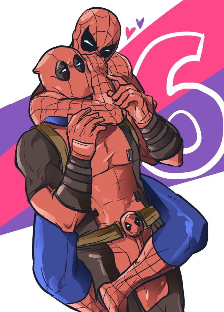 Дэдпул и человек паук шип