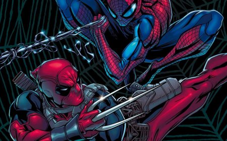 Человек паук и дэдпул
