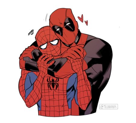 Дэдпул и человек паук шип