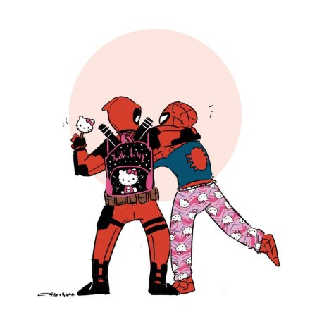 Дэдпул и человек паук фф