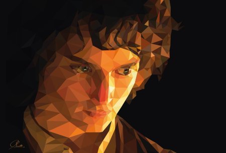 Портрет лоу поли