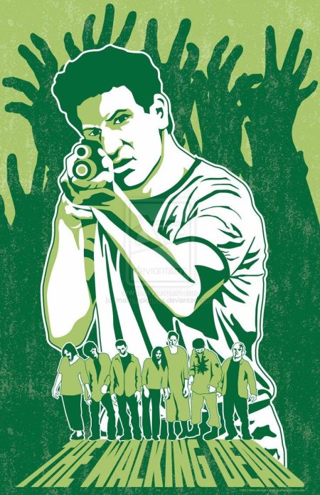 The walking dead shane walsh art