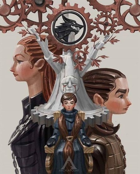 Арья старк на троне