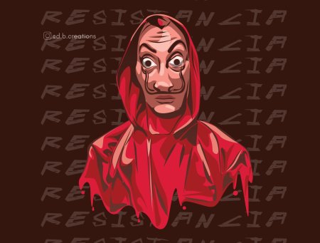 Бумажный дом маска