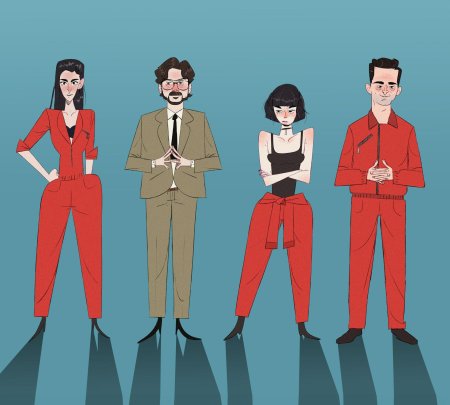 Бумажный дом токио и профессор