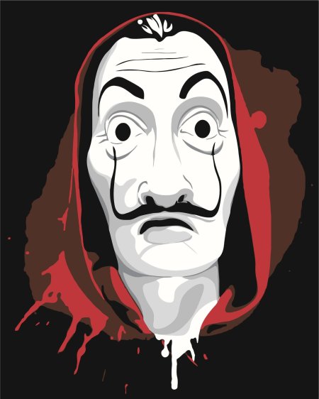 Маска сальвадора дали бумажный дом