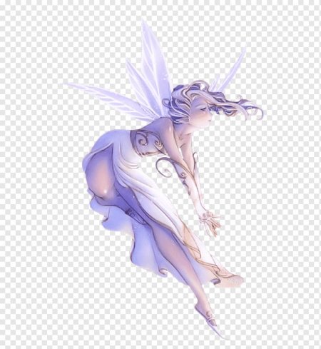 Феи на прозрачном фоне