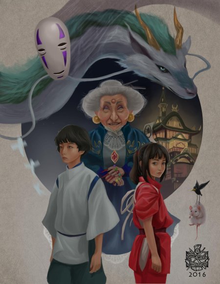 Хаяо миядзаки унесенные призраками герои