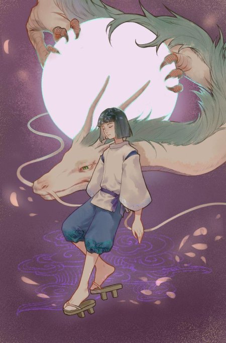 Хаяо миядзаки унесенные призраками хаку