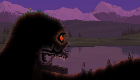 Дом в горе террария