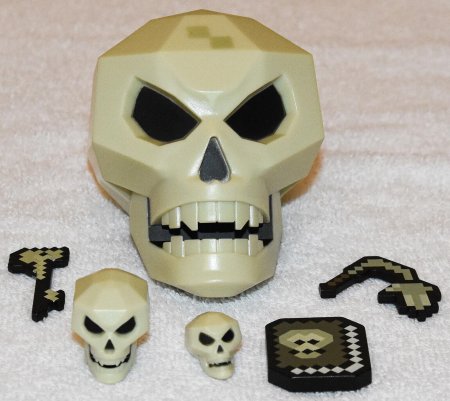 Lego skeleton head