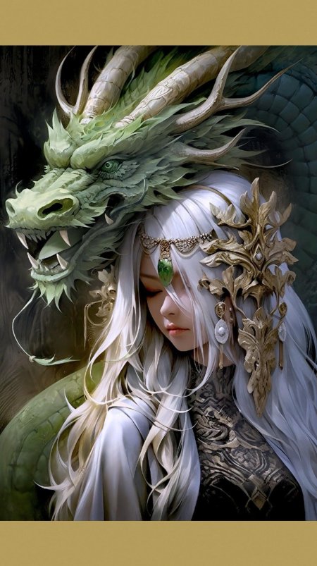 Дракон девушка