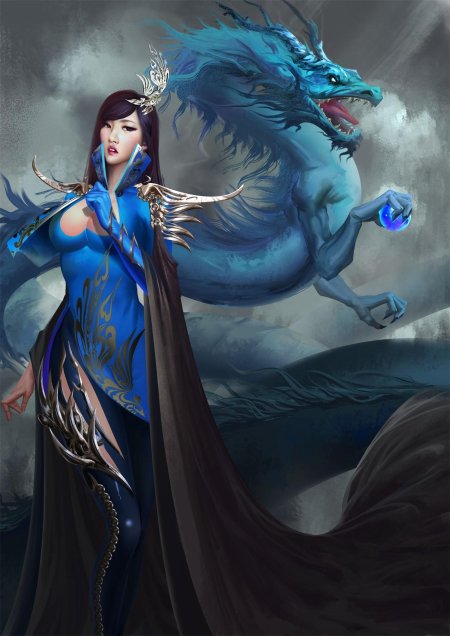 Красавица и дракон аниме