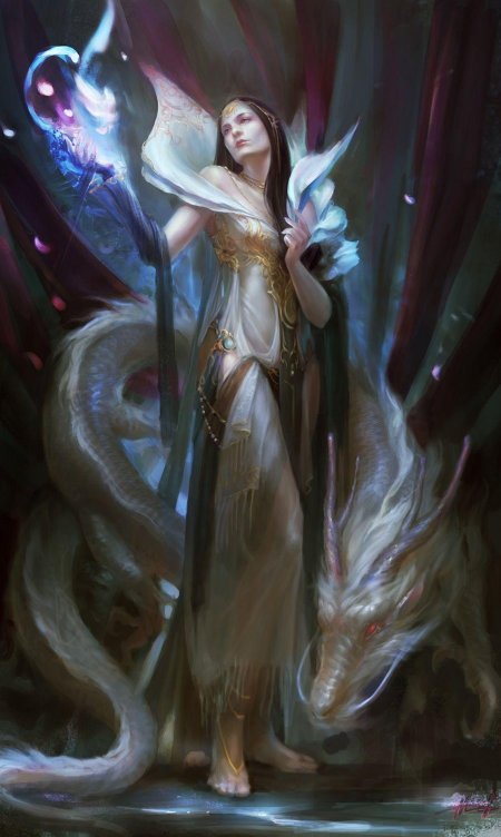 Дракон девушка