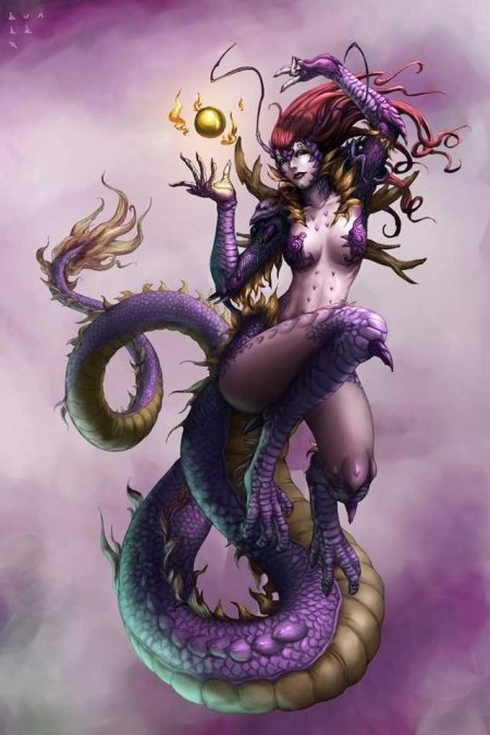 Медуза горгона ламия