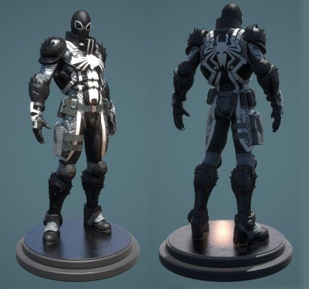 Агент веном 3d