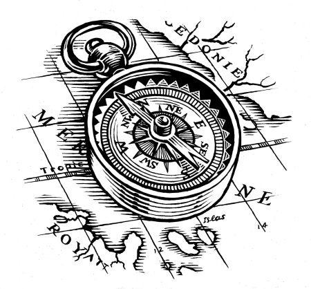 Компас рисунки