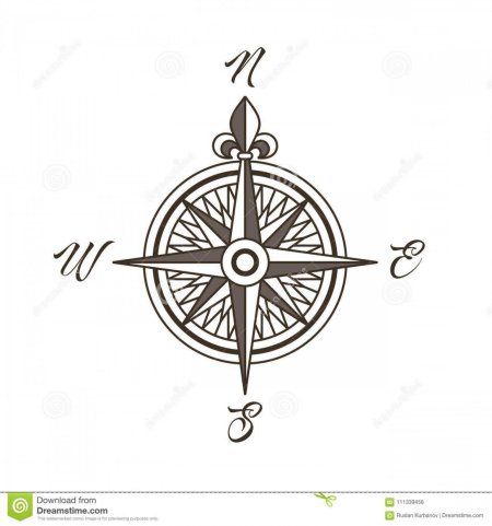 Стилизованный компас
