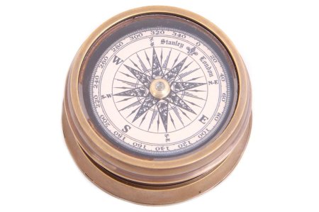 Компас латунь