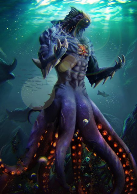 Кракен морское чудовище