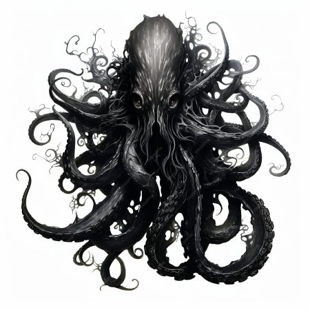 Тату эскизы кракен осьминог
