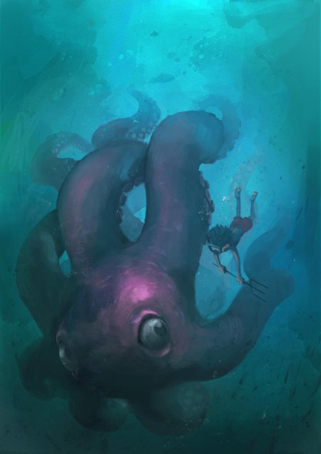 Гигантский осьминог кракен