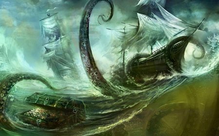 Кракен морское чудовище