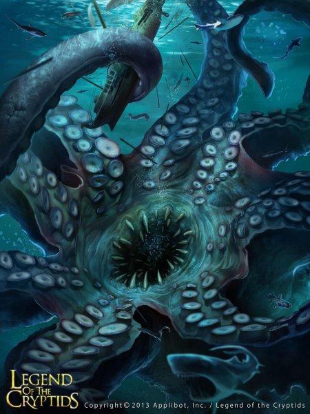 Кракен морское чудовище