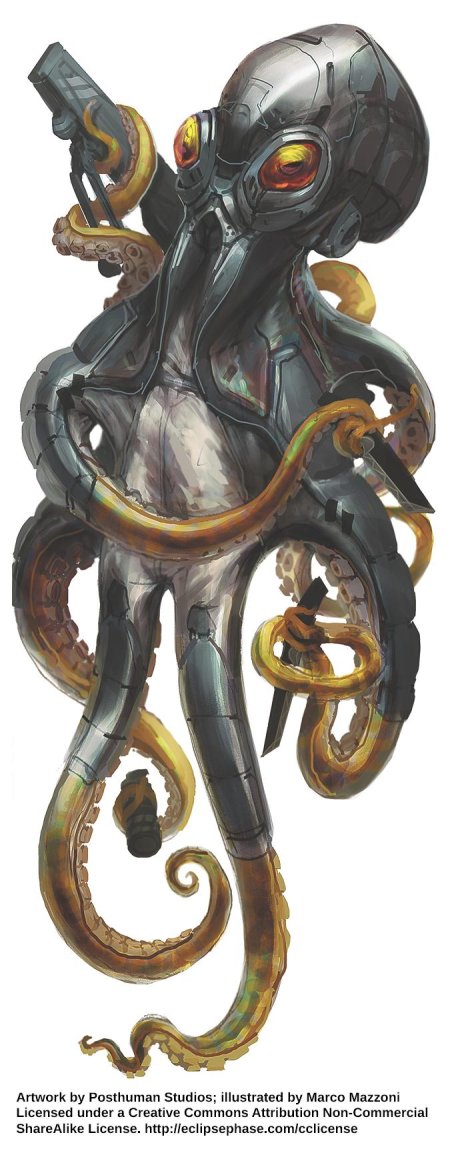 Робот осьминог