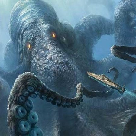 Гигантский кальмар кракен