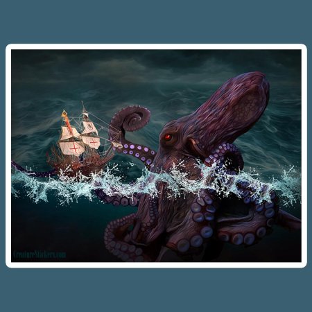 Гигантский осьминог кракен