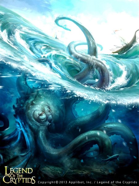 Кракен морское чудовище