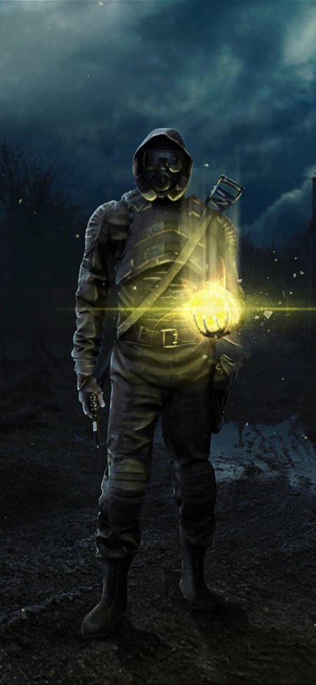 Сталкер с артефактом