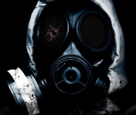 Противогаз на заставку телефона