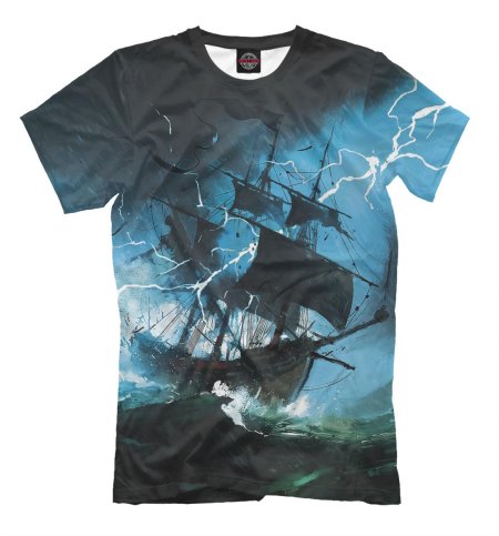 Футболка летучий голландец