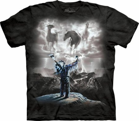 Футболки маунтин с индейцами