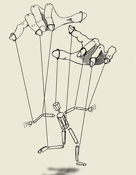 Марионетка рисунок