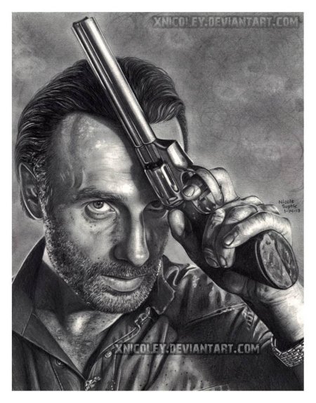 Рик граймс арт