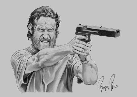 Рик граймс арт