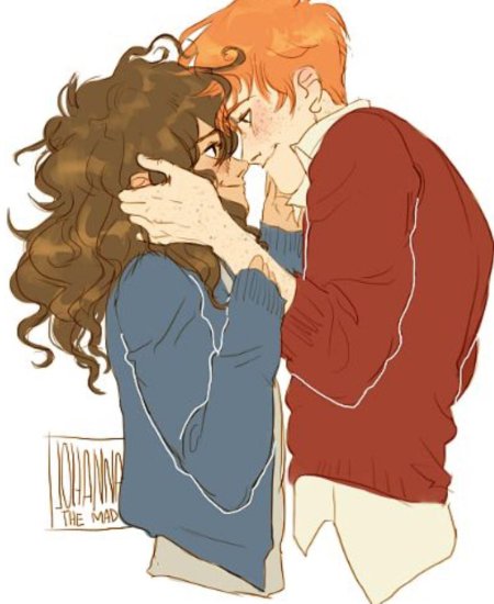 Гарри поттер арт гермиона рон и гарри