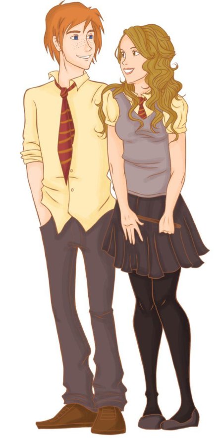 Гарри джинни рон гермиона арты