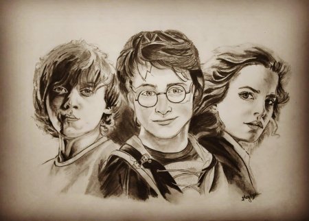 Гарри поттер рон и гермиона