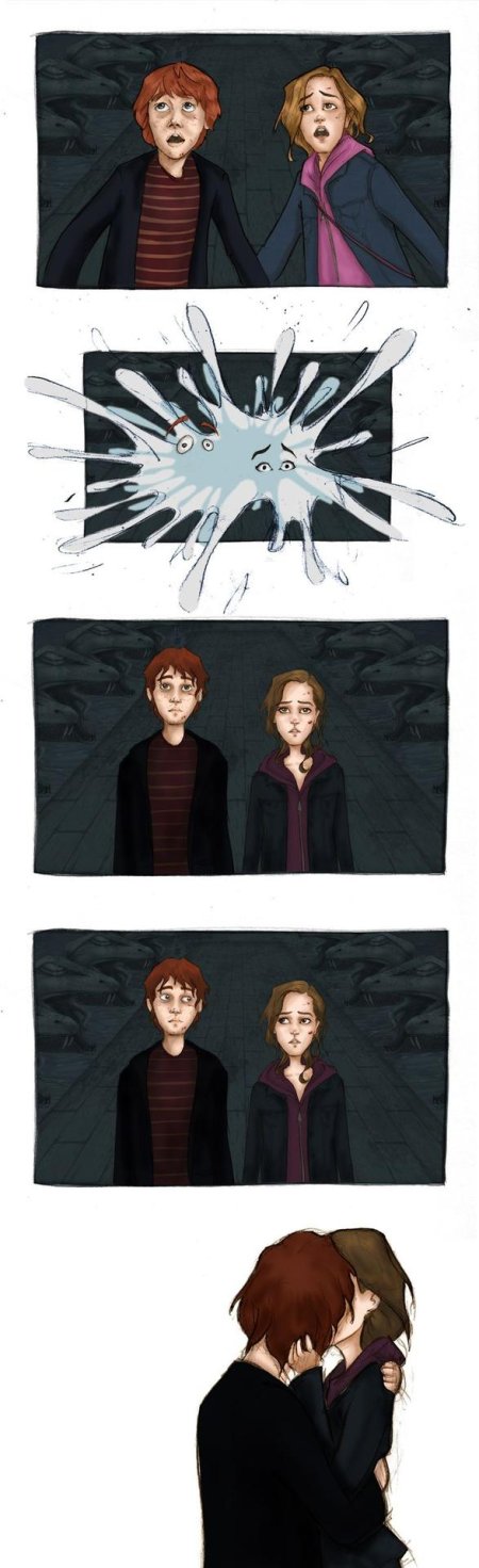 Гарри поттер гермиона и рон